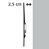 HAMA Nosač za televizor 00220807 do 75", crni